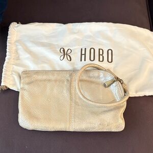 HOBO Metallic Gold Wristlet